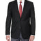 black two button men's blazer