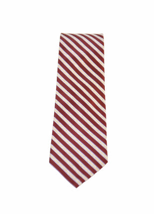 The Suit Depot Burgundy Stripes Arthur Black Premium Silk Tie